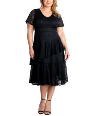 Kiyonna - Plus Size Lace Affair Cocktail Dress