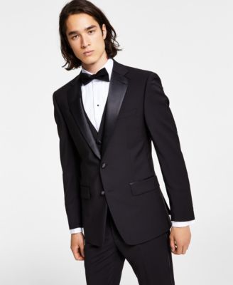 Calvin Klein - Men's X-Fit Infinite Stretch Black Tuxedo Jacket