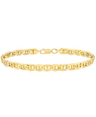 Italian Gold - Men's Mariner Bracelet in 10k Gold