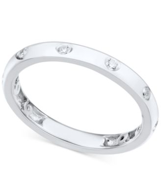 Macy's - Diamond Band (1/6 ct. t.w.) in 14k White Gold