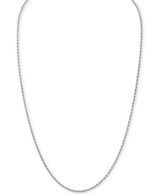 Esquire Men's Jewelry - Rope Link 24" Chain Necklace