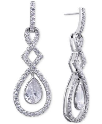 Giani Bernini - Cubic Zirconia Orbital Drop Earrings in Sterling Silver
