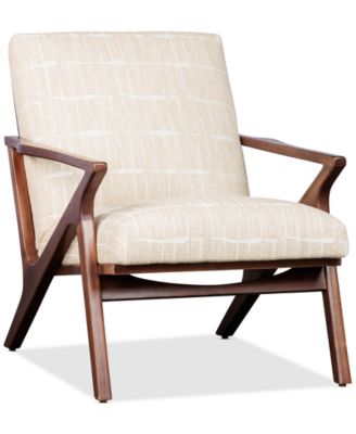 Furniture - Swaxon Fabric Wood Chair