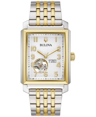 Bulova - Men's Automatic Classic Sutton Two-Tone Stainless Steel Bracelet Watch 33mm