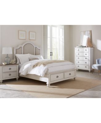 Furniture - Mandeville 3pc Bedroom Set (Upholstered King Storage Bed + Drawer Chest + 2-Drawer Nightstand)