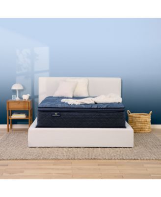 Serta - Perfect Sleeper Cobalt Calm 15" Plush Pillow Top Mattress-California King
