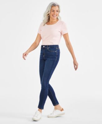 Style & Co - Women's Mid-Rise Curvy Skinny Jeans