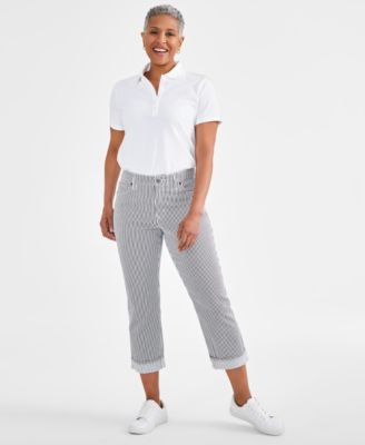 Style & Co - Women's Mid-Rise Curvy Capri Pants