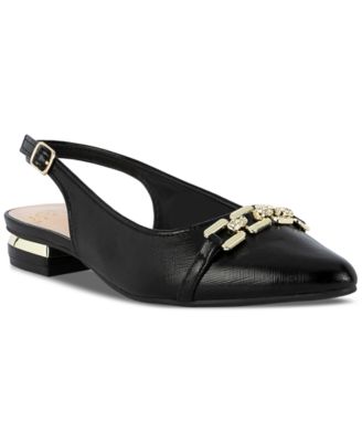 Jones New York - Quinay Pav&eacute; Link-Detail Slingback Flats