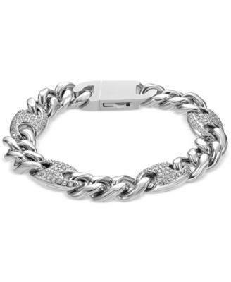 Blackjack - Men's Cubic Zirconia Mariner & Curb Link Bracelet