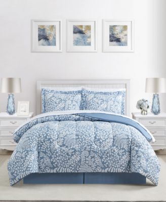 Sunham - Botanica 8-Pc. Printed Reversible Comforter Set