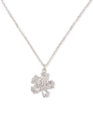 kate spade new york - Gold-Tone Paradise Flower Mini Pendant Necklace