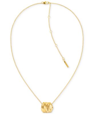 Calvin Klein - Stainless Steel Structural Pendant Necklace