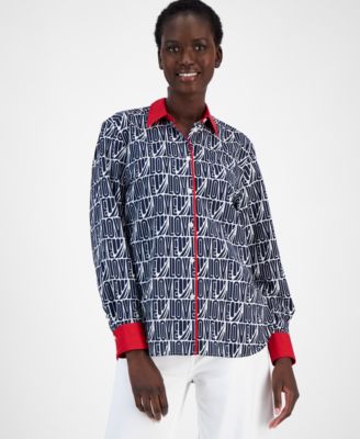 Nautica Jeans - Women's Love Boat Printed Shirt