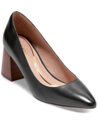 Cole Haan - Women's Cassandra Pointed Toe Block Heel Pumps