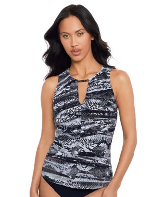 Magicsuit - Women's Za'atar Chanae Printed Chain-Link Tankini Top