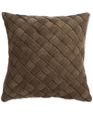 Hotel Collection - Chenille Decorative Pillow, 18" x 18"