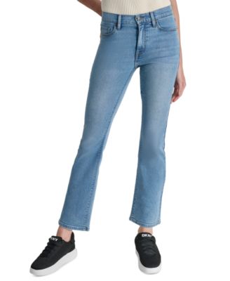 DKNY Jeans - Petite High-Rise Bootcut Ankle Jeans