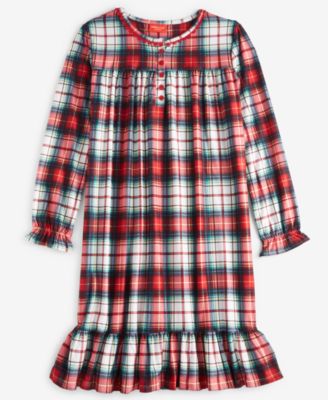 Holiday Lane - Little & Big Kids Winterton Plaid Nightgown