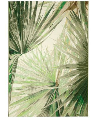 Liora Manne' - Marina Palm Fan 7'10"x9'10" Area Rug