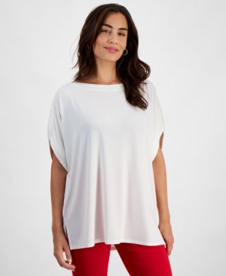JM Collection - Petite Drop-Sleeve Top