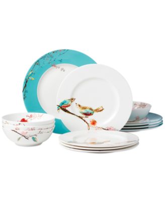 Lenox - Chirp 12-Pc. Dinnerware Set, Service for 4