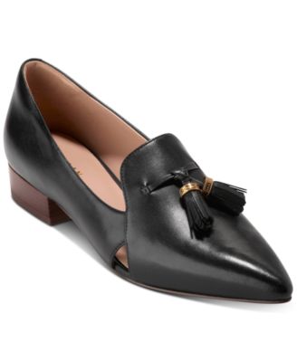 Cole Haan - Women's Vanya Tassel Block Heel Shoes