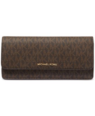 Michael Kors - Jet Set Signature Logo Snap-Front Wallet