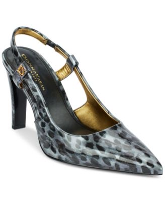 Donna Karan New York - Women's Animal-Print Slingback Pumps