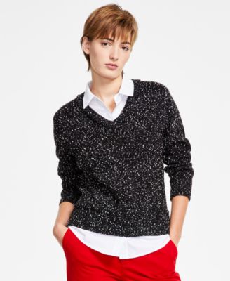 Liverpool Los Angeles - Women's Layered-Look Collared Sweater