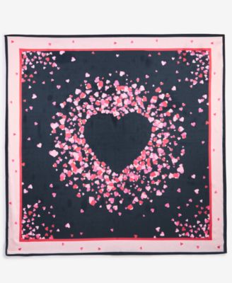Holiday Lane - Petal Hearts Square Scarf