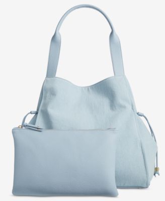 On 34th - Jyll Medium Denim Shoulder Bag with Pouch