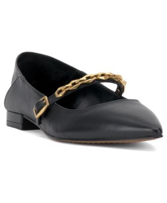 Vince Camuto - Women's Aylin Chain Strap Ballet Flats