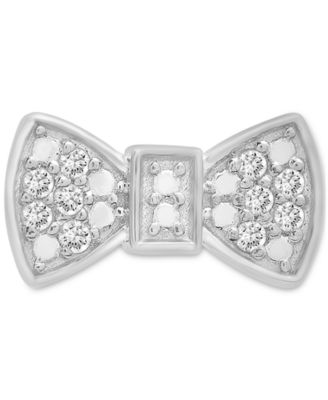 Wrapped - Diamond Single Stud Earring (1/20 ct. t.w.) in 10k Gold
