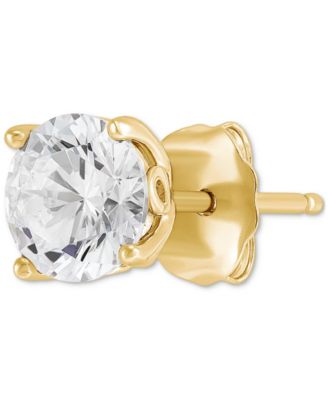 Grown With Love - IGI Certified Lab Grown Diamond Solitaire Stud Earrings (1 ct. t.w.) in 14k White Gold (also in 14k Yellow Gold)