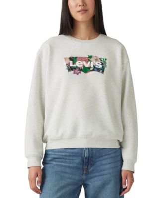 Levi's - Women's Everyday Crewneck Graphic-Print Sweatshirt