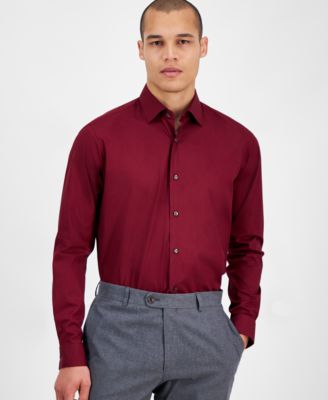 Hugo Boss - Men's Valerio Long Sleeve Button-Front Solid Shirt