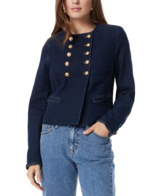 Sam Edelman - Women's Fiona Double-Breasted Denim Blazer