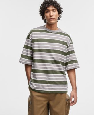 Mode of One - Men's Relaxed-Fit Stripe T-Shirt