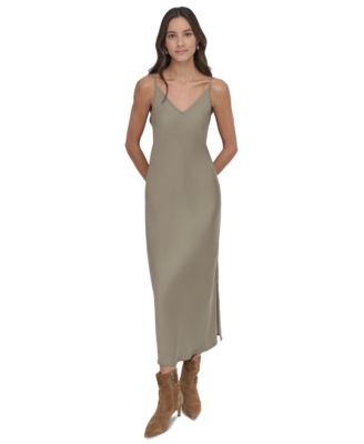 DKNY Jeans - Women's Washer Satin Bias Slip Dress