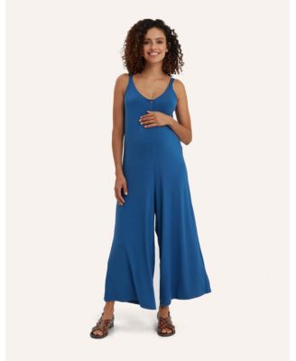 NOM Maternity - Women's Chelsea Wide-Leg Maternity Jumpsuit