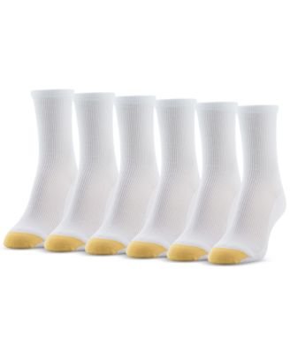 Gold Toe - Women's 6-Pk. Refined Rib PerfectFit Socks