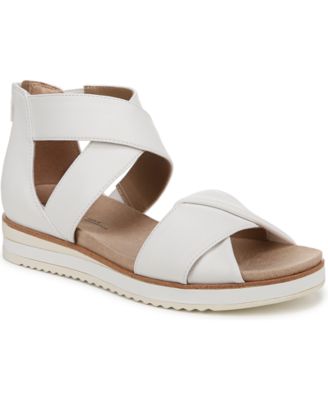 LifeStride - Women's Zoom Round Open Toe Crisscross Wedge Sandals