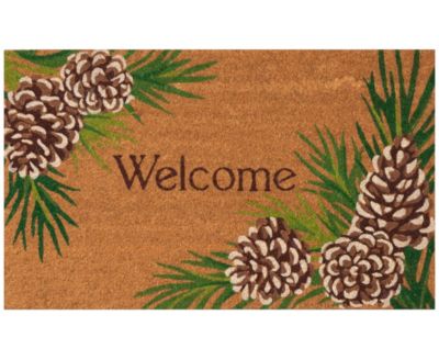 Liora Manne' - Natura Pinecone Border Rug Collection