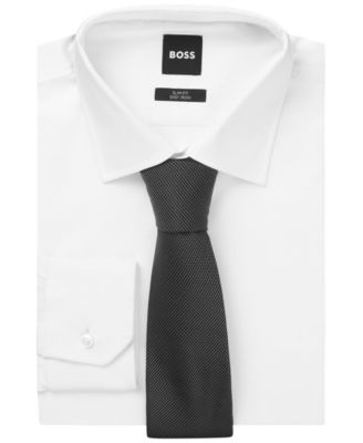 Hugo Boss - Men's Silk-Blend Micro-Pattern Jacquard Tie