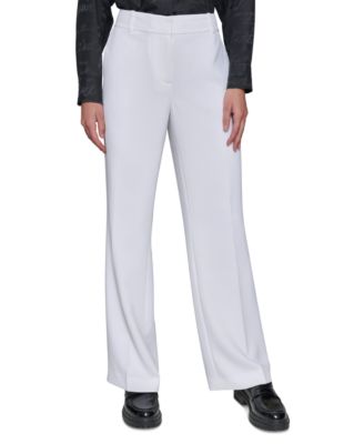 KARL LAGERFELD PARIS - Women's Bootcut High-Rise Pants