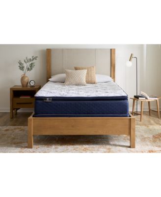 Sealy Sleep Essentials - Sleep Essentials Escape 12.5" Plush Pillow Top Mattress Set - Queen