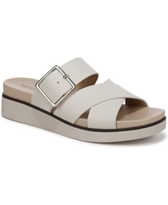 LifeStride - Women's Getaway Square Open Toe Platform Slide Sandals