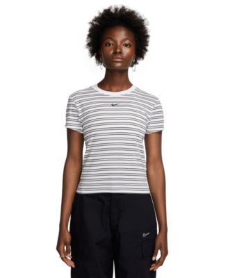 Nike - Women's Chill Knit Slim Striped T-Shirt