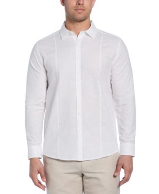 Cubavera - Men's Classic-Fit Tucked Panel Button-Down Shirt